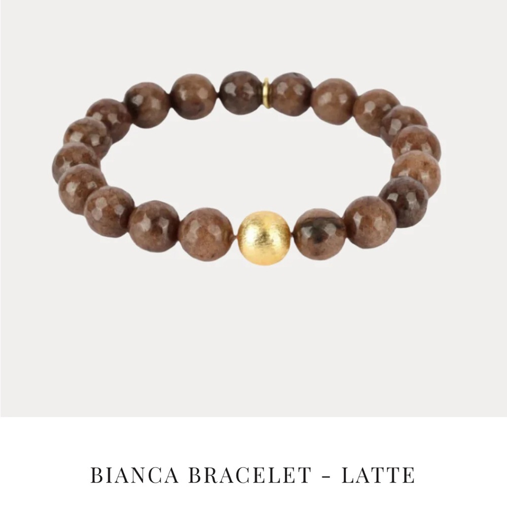 BudhaGirl BIANCA BRACELET - LATTE